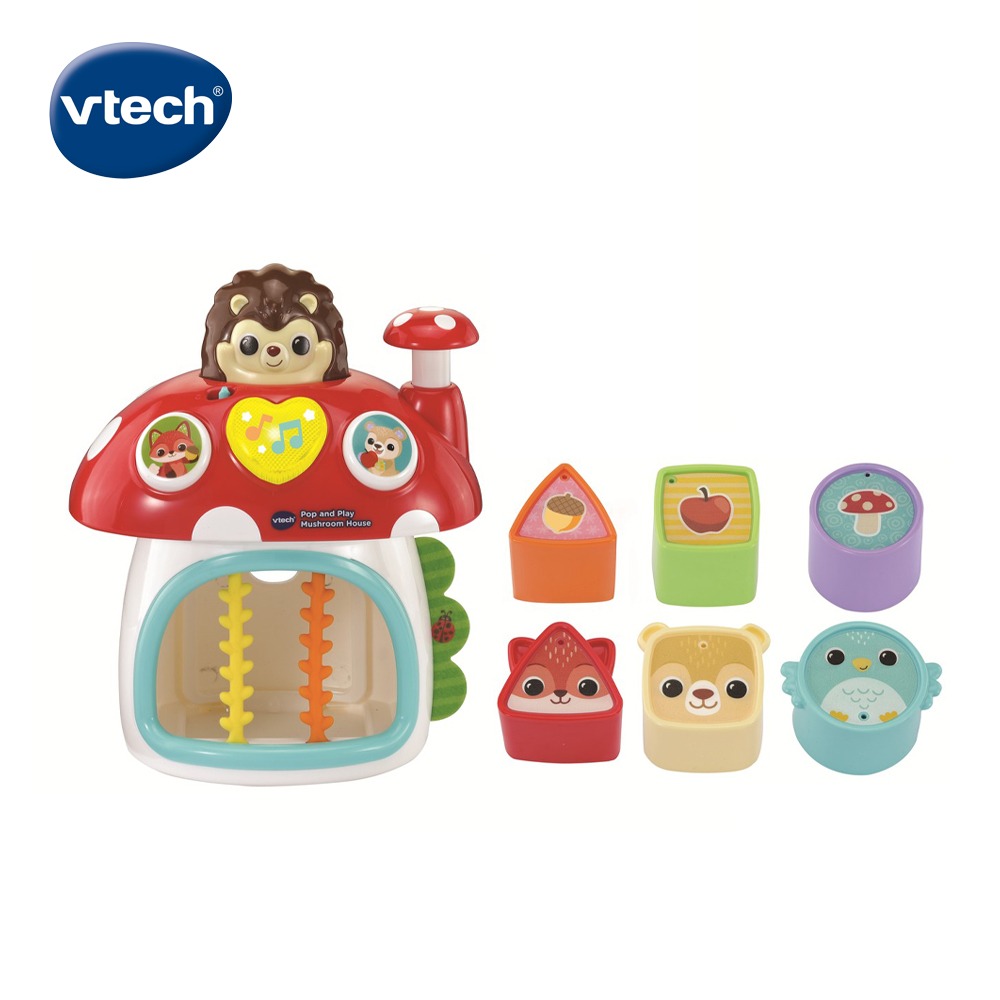 【Vtech】跳跳蘑菇形狀屋(F)
