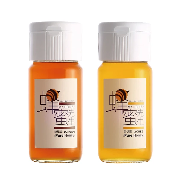 【蜂蜜先生】台灣-經典蜂蜜X2入組(龍眼蜂蜜700g+荔枝蜂蜜700g)