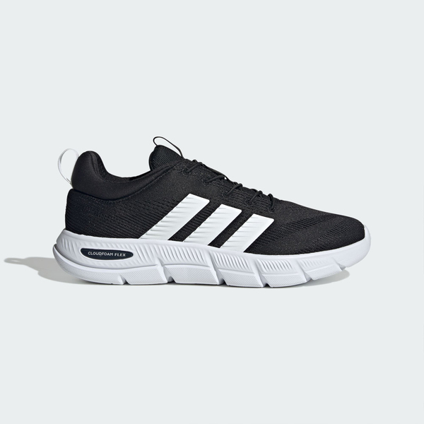【adidas 愛迪達】Cloudfoam Flex Elastic Laces 男 運動休閒鞋 黑(HQ2547)