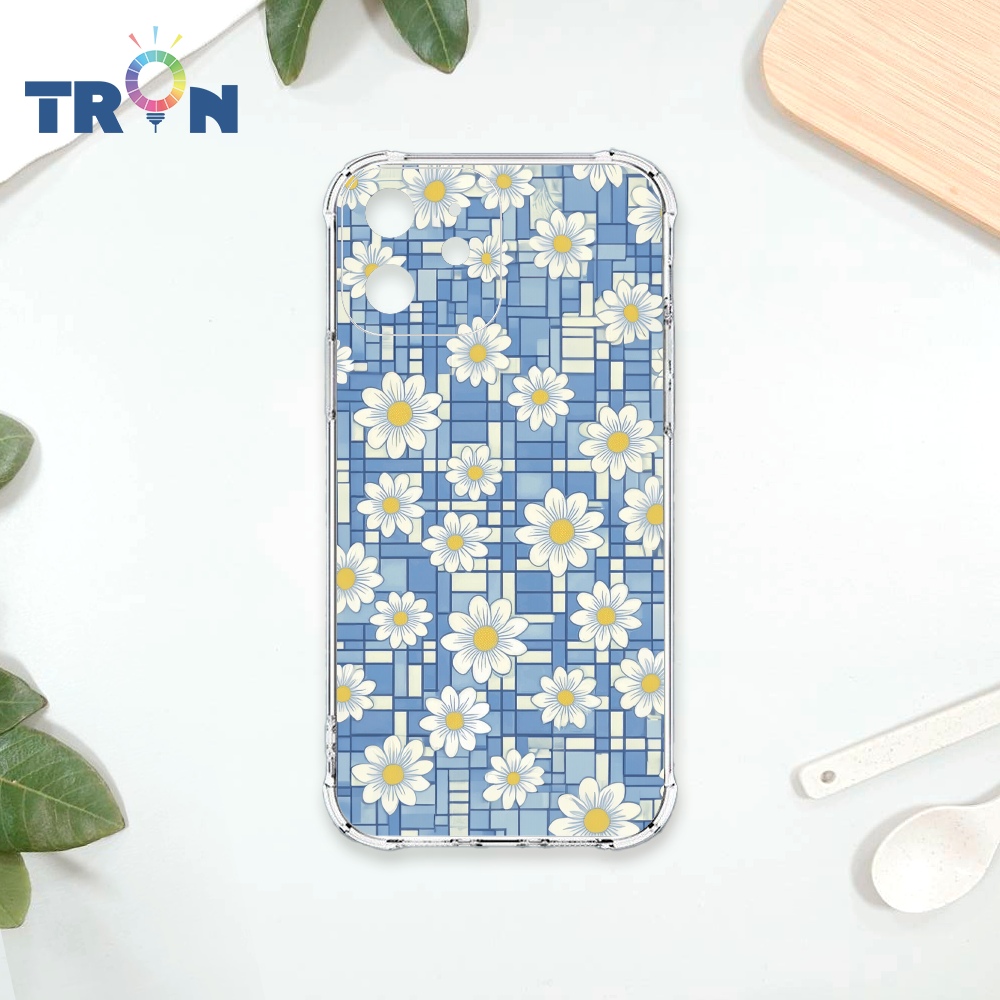 【TRON 創】Google Pixel 10a 方格花朵 四角防摔 軟殼 手機殼(1入) - 全聯全電商