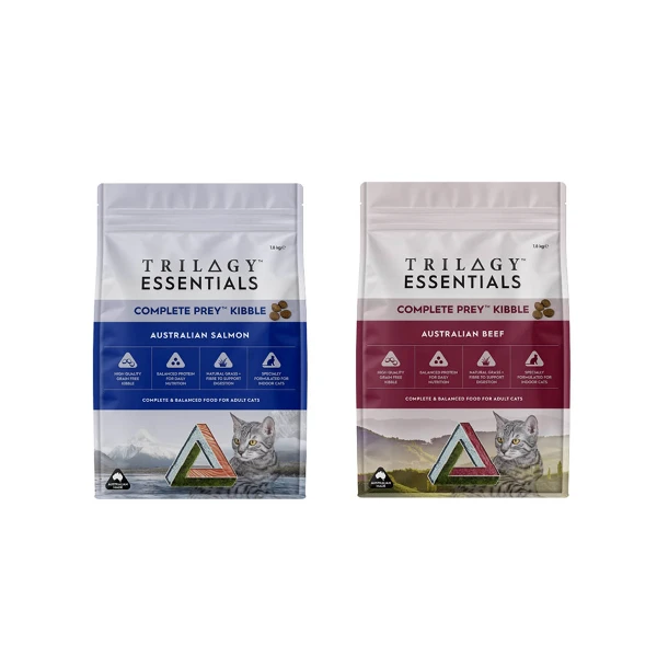 【TRILOGY 奇境】澳洲無穀成貓糧 貓飼料 貓乾糧 牛肉/鮭魚(1.8kg)