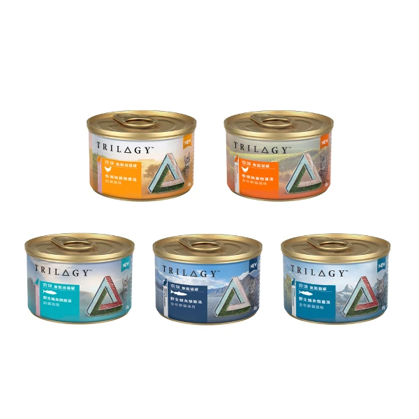 【TRILOGY 奇境】幼貓 成貓 無穀燉雞湯 貓罐頭(55gX24罐)