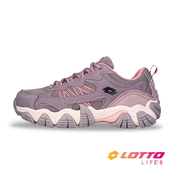 【LOTTO】女 REX2 靜態防水登山踏青鞋(藕粉-LT6AWO5873)