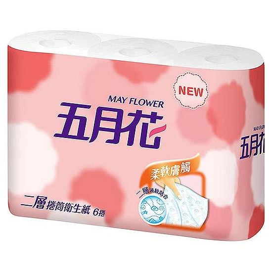 【MAY FLOWER 五月花】捲筒衛生紙(270張*6捲)