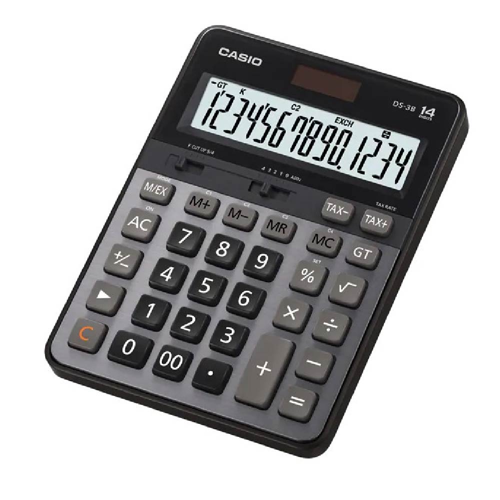【CASIO 卡西歐】商用專業型 14位 計算機 / 台 (DS-3B (DS-3TS 更新版))