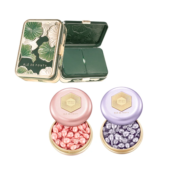 【Blé de Fonty 楓緹】泥膜淨膚X日/夜精華保養組(包含：精油清潔泥膜 70g+御澤日/夜間保濕膠囊精華 0.33ml*28入 多款任選 航空版)