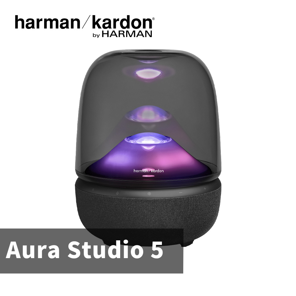 【Harman Kardon 哈曼卡頓】Aura Studio 5 無線水母音響(100W/支援Auracast/台灣公司貨)