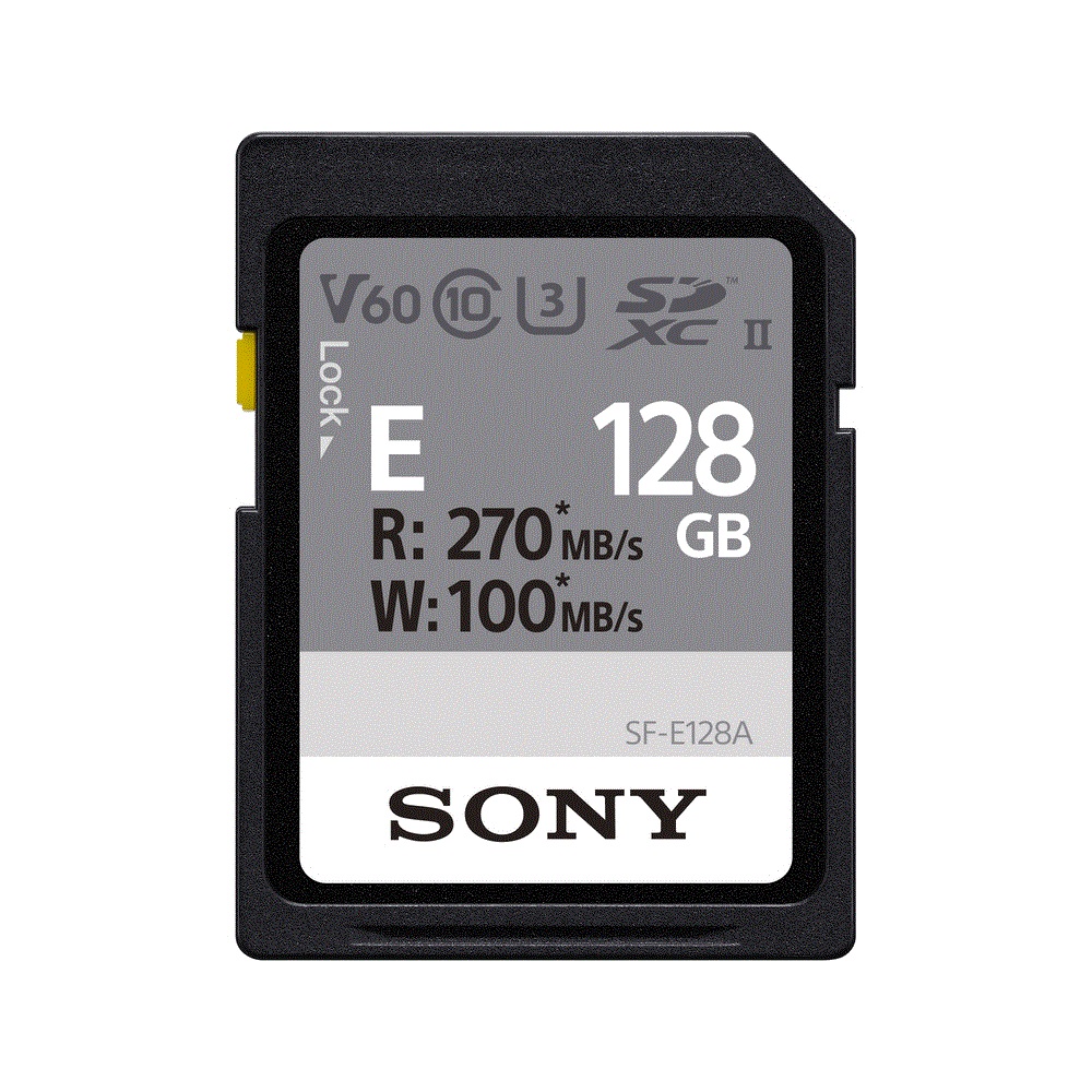 【SONY 索尼】SDXC U3 128GB 記憶卡 (SF-E128A)