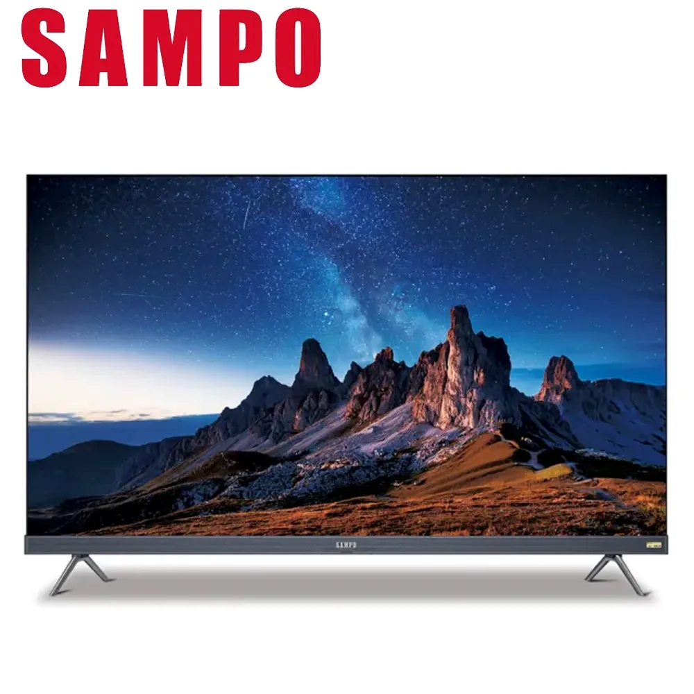 【SAMPO 聲寶】贈 7-11商品卡500元 43吋 4K UHD Smart LED新轟天雷液晶顯示器 含運無安裝(EM-43AIT3200)