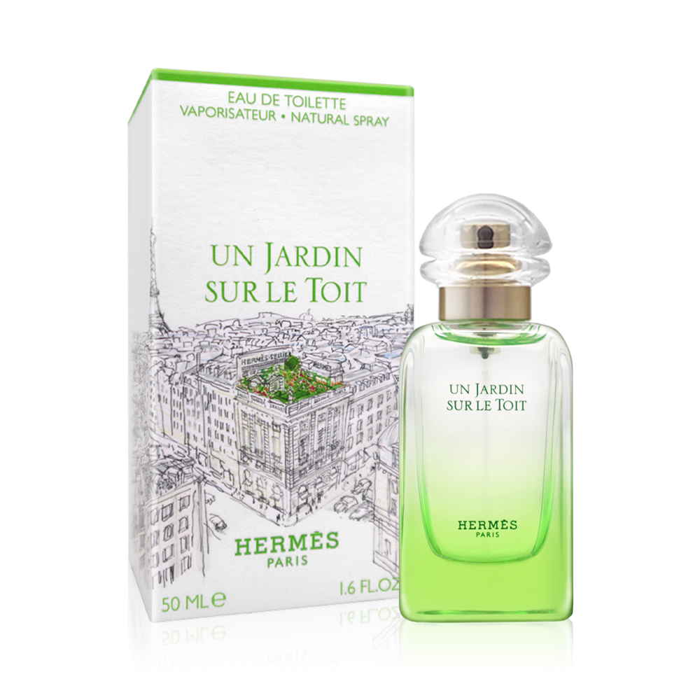 【HERMES 愛馬仕】Un Jardin sur le Toit 屋頂花園淡香水 50ml(航空版)