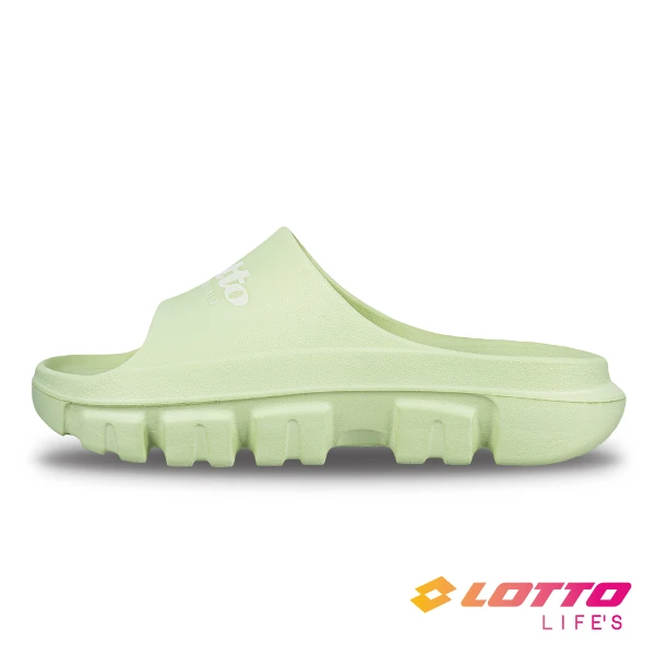 【LOTTO】女 BOUNCY 厚底舒壓拖(果綠-LT6AWS6415)