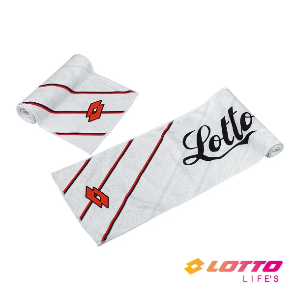 【LOTTO】多用途運動毛巾(白-LT6CUS7409)