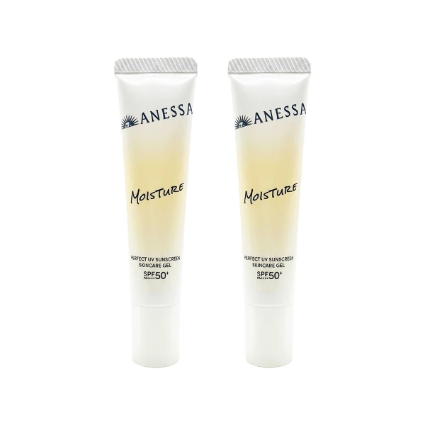 【SHISEIDO 資生堂】安耐曬膠原保濕防曬水凝乳 15g  2入組(航空版)