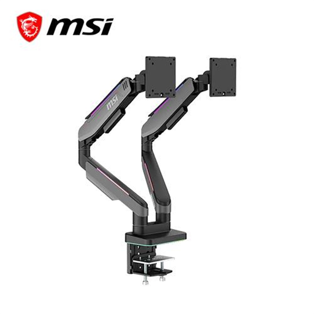 【MSI 微星】MSI 微星 MPG MT201DRG 雙臂螢幕支架(MSI 微星 MPG MT201DRG 雙臂螢幕支架)