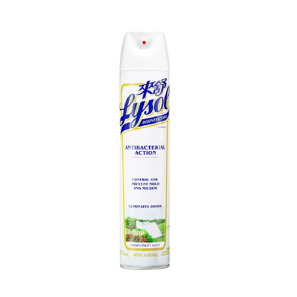 【Lysol 來舒】抗菌 噴霧清潔劑(清爽亞麻香/510g)