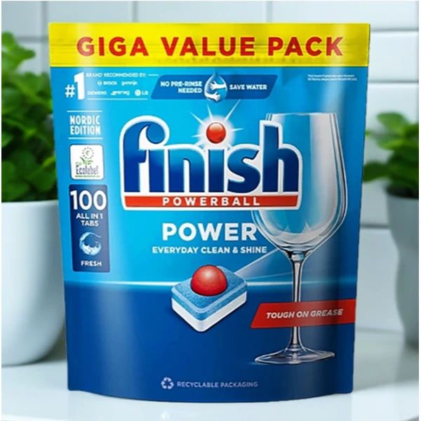 【finish 亮碟】全效合一洗碗錠(100顆)
