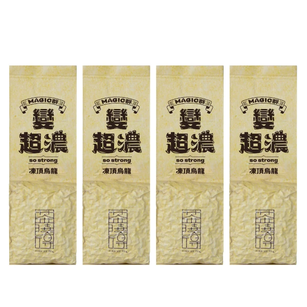 【茶曉得】專業魔術焙茶師系列-凍頂烏龍4件組(150gx4包)