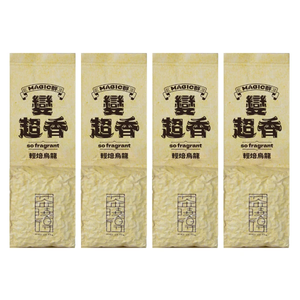 【茶曉得】專業魔術焙茶師系列-輕焙烏龍4件組(150gx4包)