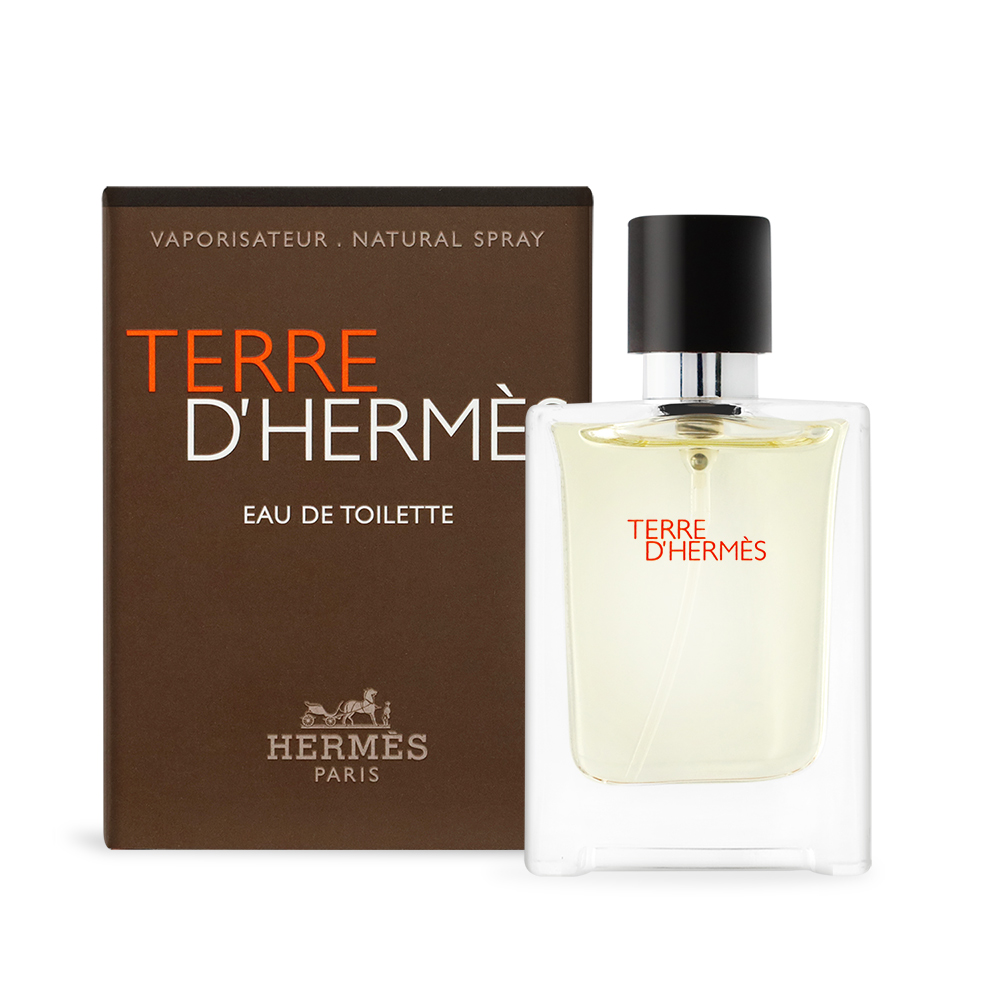【HERMES 愛馬仕】TERRE D HERMES 大地 男性淡香水 12.5ml(航空版)