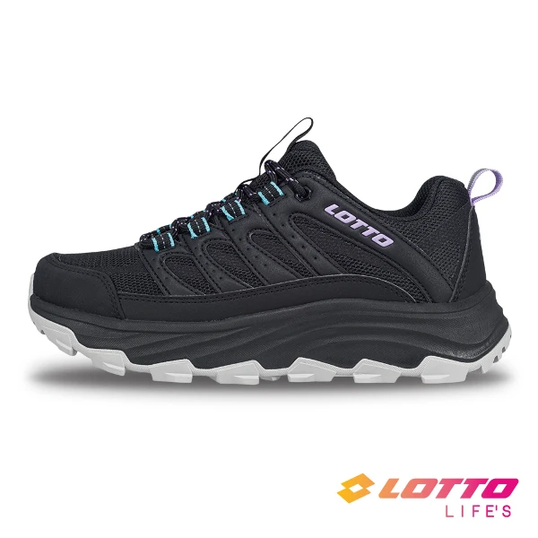 【LOTTO】女 寬楦 CT330 防潑水登山鞋(黑-LT5AWO9320)