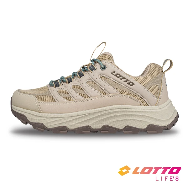 【LOTTO】女 寬楦 CT330 防潑水登山鞋(燕麥色-LT5AWO9321)