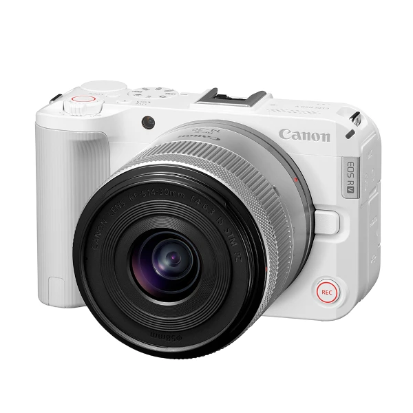 【Canon 佳能】EOS R50V + RF-S 14-30mm F4-6.3 IS STM PZ 變焦鏡組--公司貨(白色)