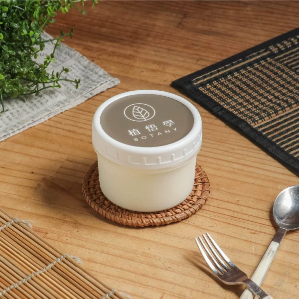 【植悟學】無糖椰奶優格（純素） 200g/罐(全成分：椰奶+12種益生菌)