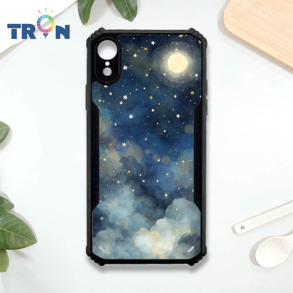 【TRON 創】iPhone XR 心靈療癒系 四角防摔 機甲殼 軟硬殼 手機殼(1入)