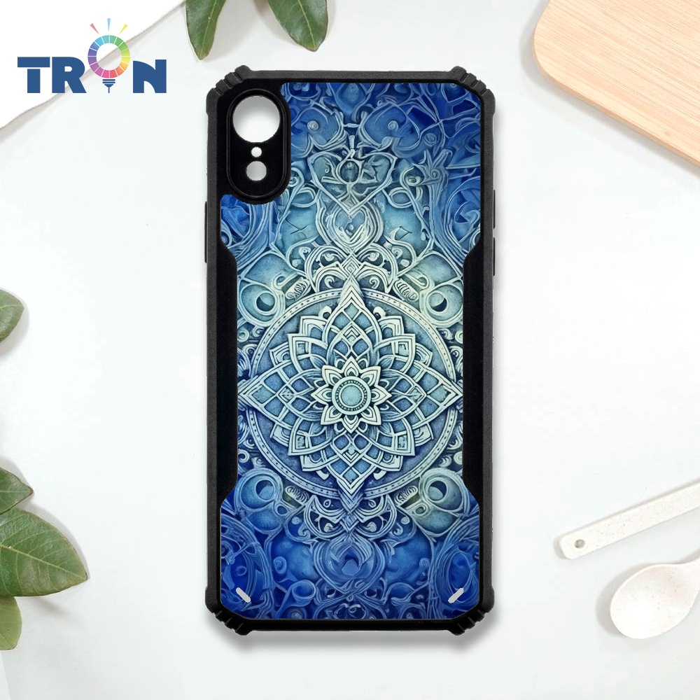 【TRON 創】iPhone XR 幸運祝福圖騰 四角防摔 機甲殼 軟硬殼 手機殼(1入)