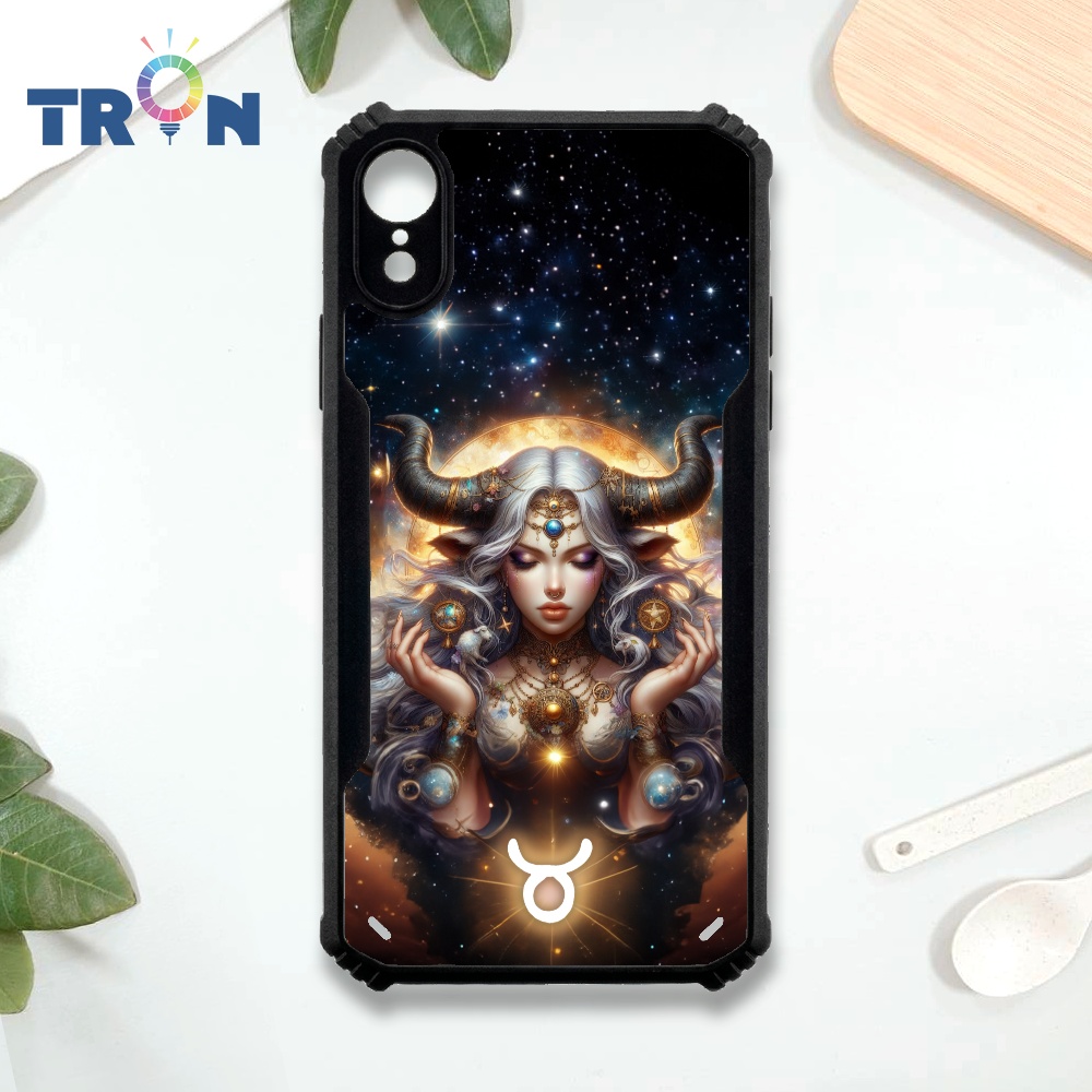 【TRON 創】iPhone XR 星空系星座 四角防摔 機甲殼 軟硬殼 手機殼(1入)