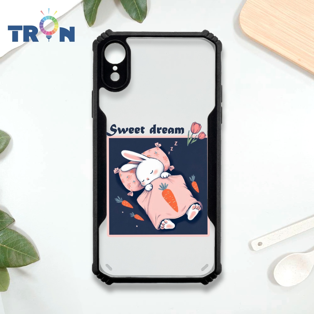 【TRON 創】iPhone XR 美夢小動物 四角防摔 機甲殼 軟硬殼 手機殼(1入)