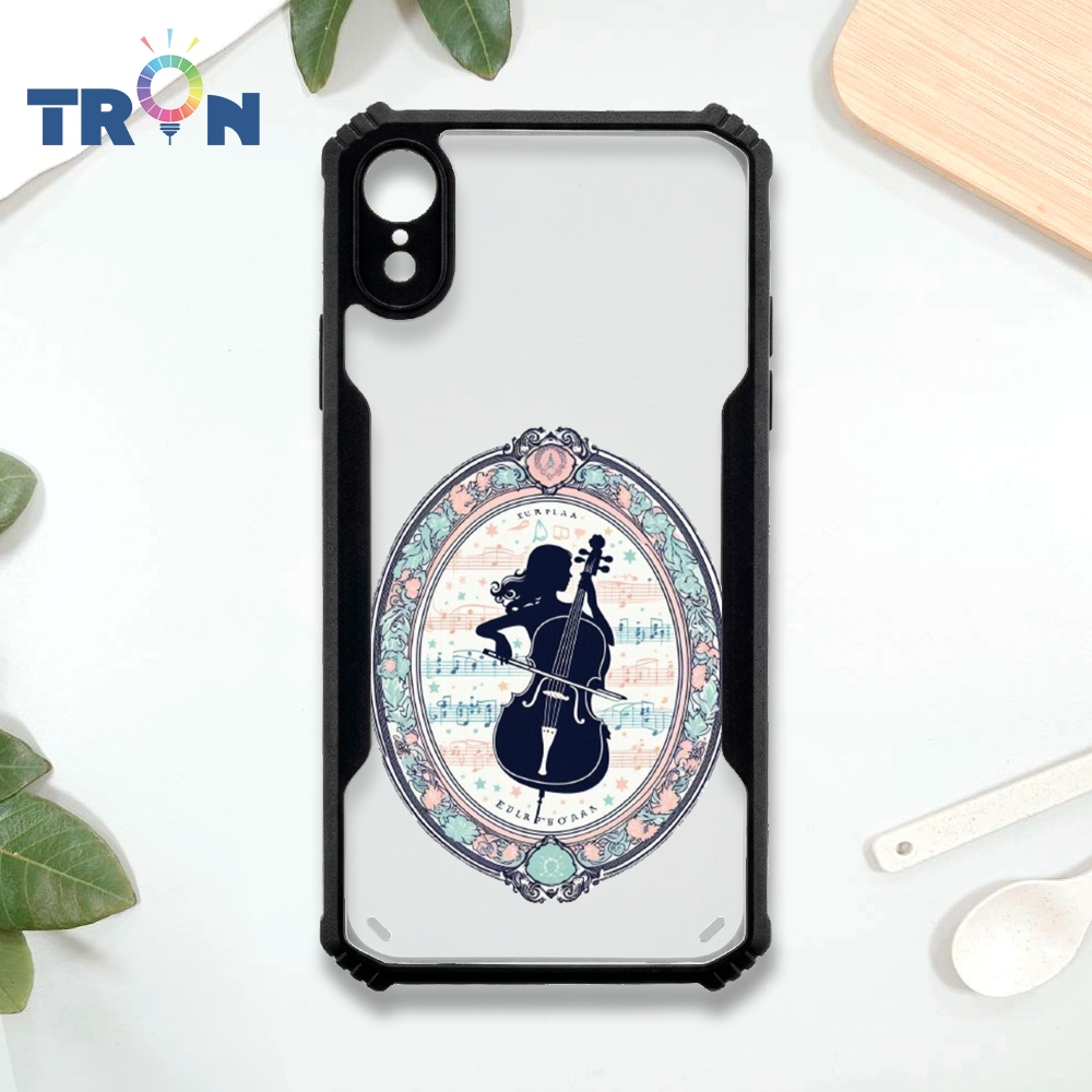 【TRON 創】iPhone XR 剪影風格 四角防摔 機甲殼 軟硬殼 手機殼(1入)