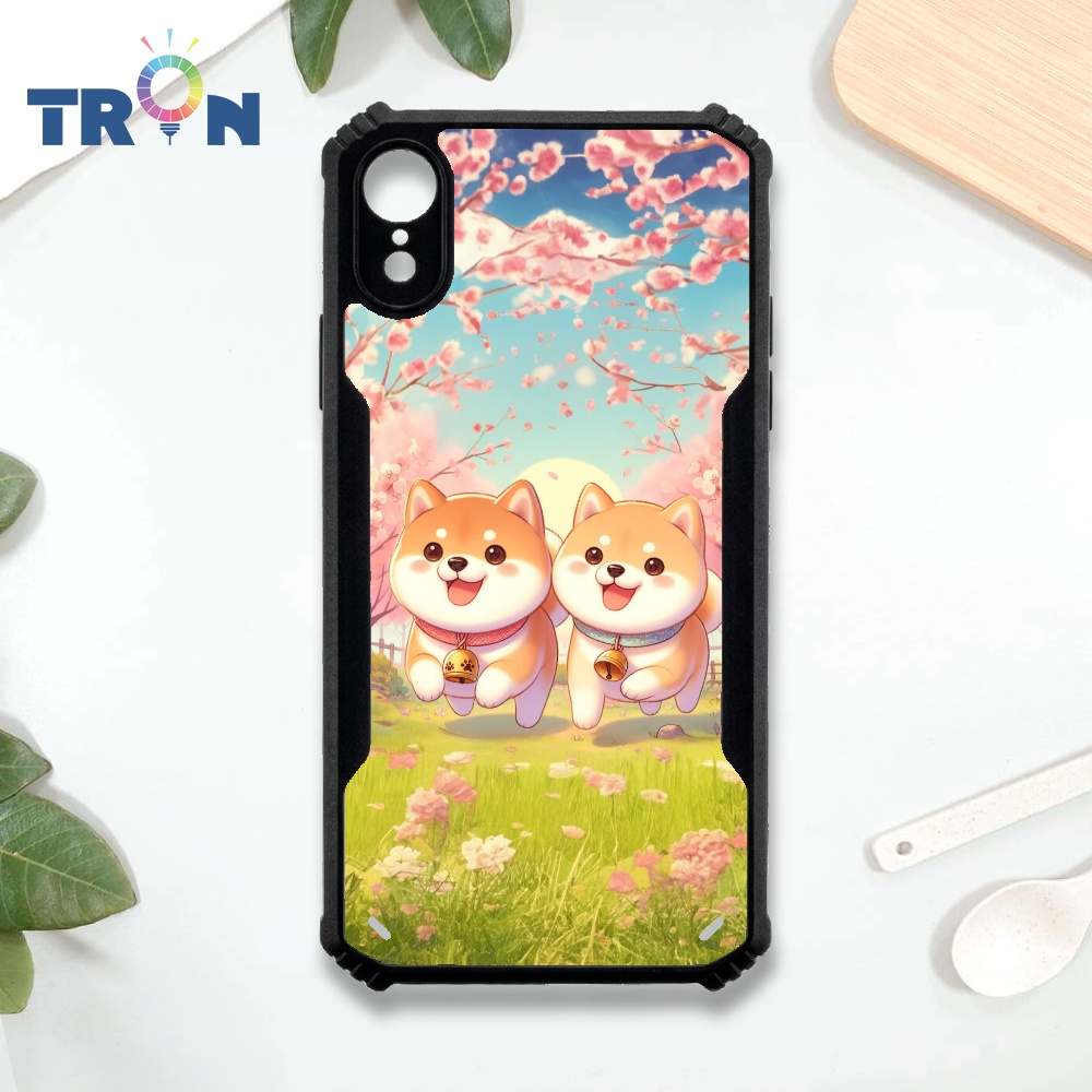 【TRON 創】iPhone XR 動物玩耍趣 四角防摔 機甲殼 軟硬殼 手機殼(1入)
