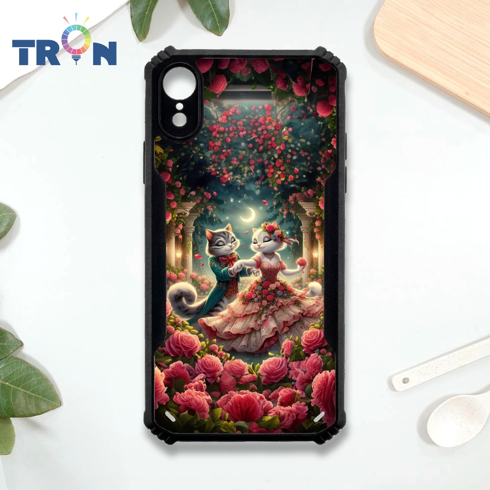 【TRON 創】iPhone XR 動物舞會 四角防摔 機甲殼 軟硬殼 手機殼(1入)