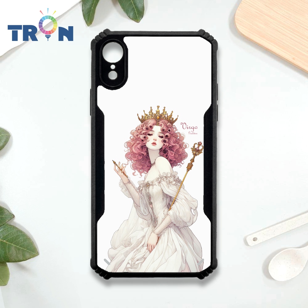 【TRON 創】iPhone XR 夢幻女神星座 四角防摔 機甲殼 軟硬殼 手機殼(1入)