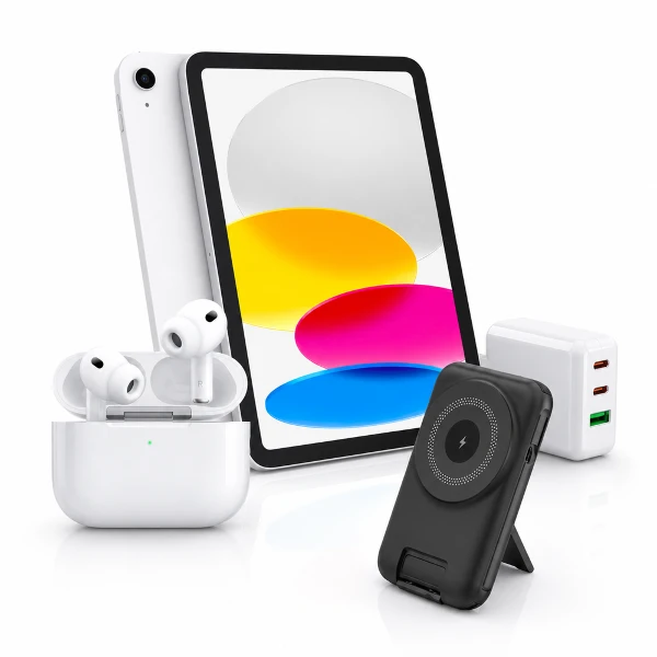 【Apple】iPad A16 128G wifi 銀色＋AirpodsPro3 贈行動電源＋充電頭＋線(iPad+耳機＋行動電源＋充電頭線)