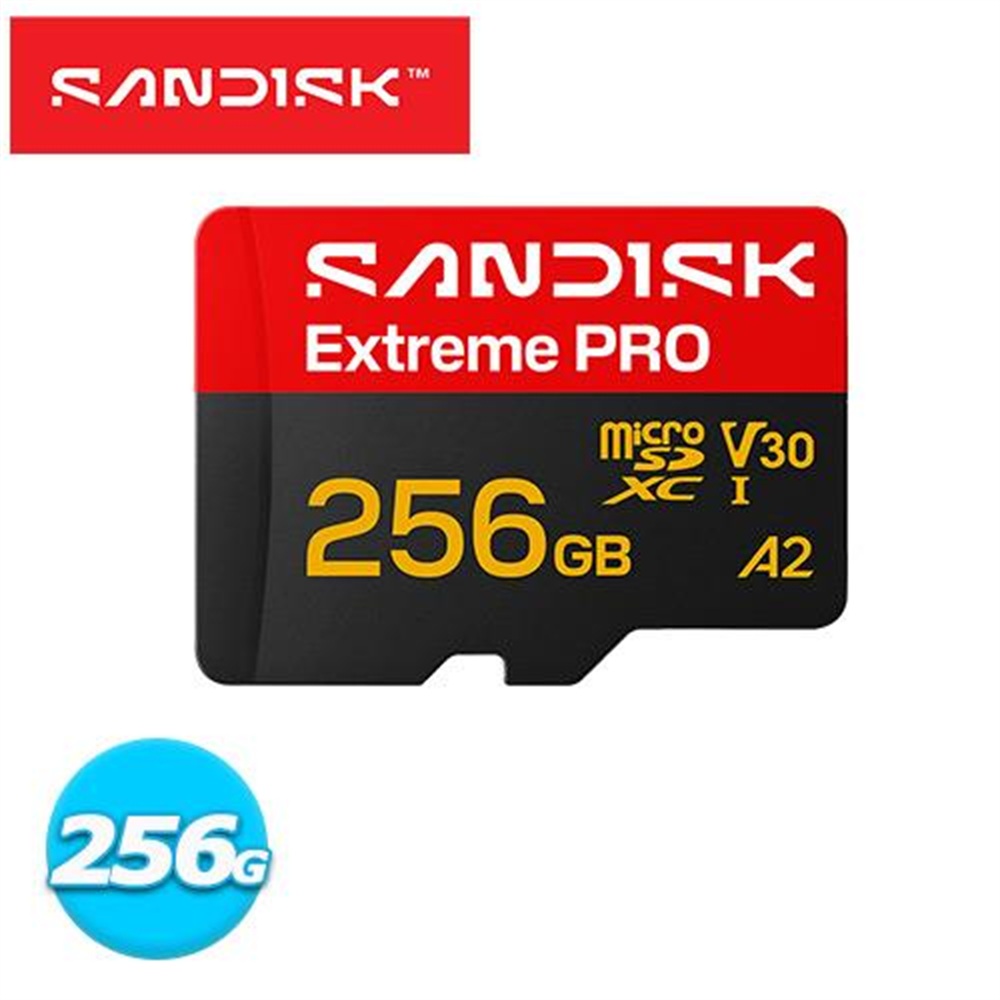【SanDisk】SANDISK Extreme PRO microSD UHS-I 256G 記憶卡(SANDISK Extreme PRO microSD UHS-I 256G 記憶卡)