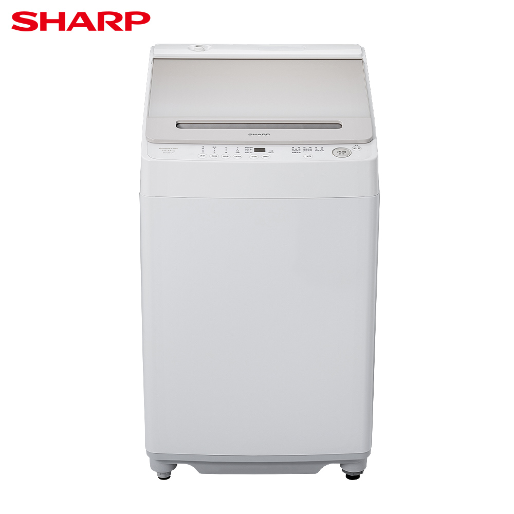 【SHARP 夏普】12kg無孔槽抗菌變頻洗衣機(ES-ASG12T)