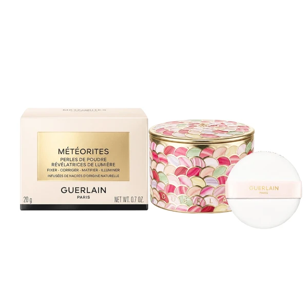 【Guerlain 嬌蘭】幻彩流星蜜粉球 20g #02(航空版)