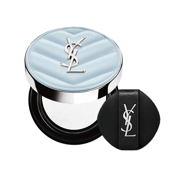 【YSL】夢幻冰藍氣墊粉餅 14g(航空版)
