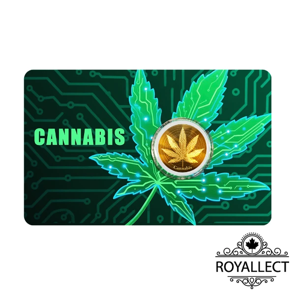 【皇家典藏】2026賴比瑞亞-大麻葉-1/1000盎司金幣(卡裝)