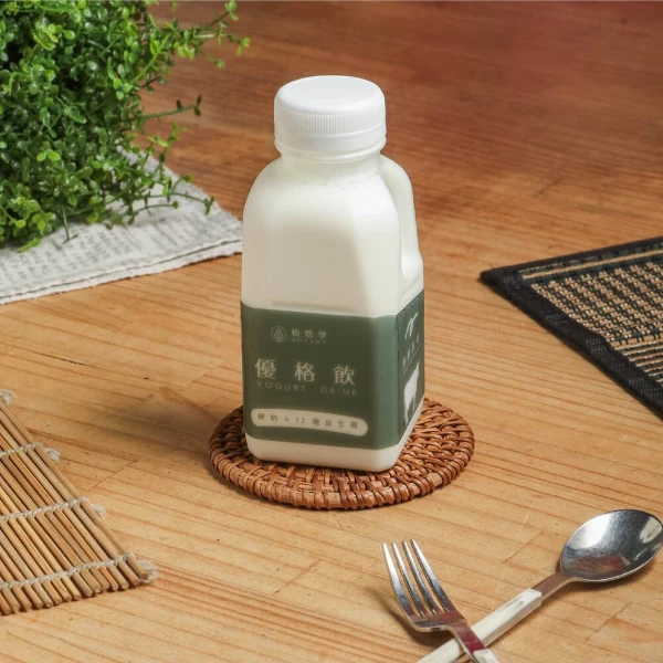 【植悟學】無糖鮮奶優格飲 300ML/罐(全成分：鮮奶+12種益生菌)