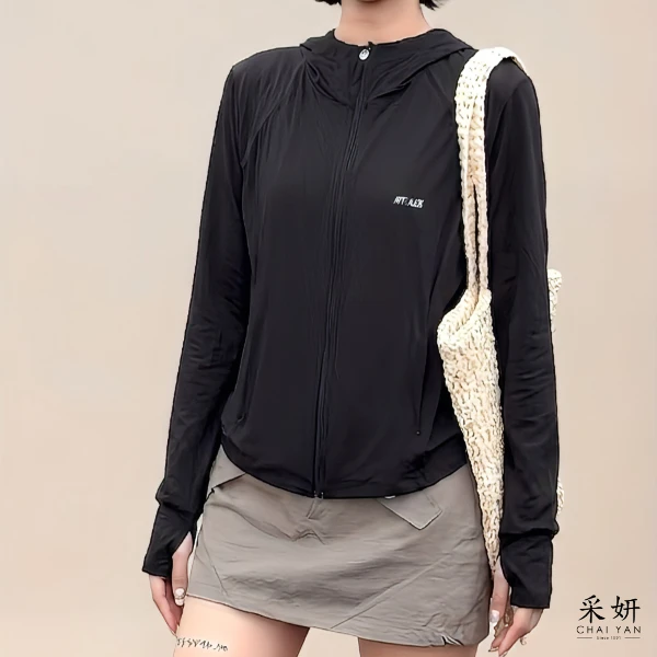 【Chai Yan 采妍】連帽帽沿防曬涼感外套(春夏新款 65-78公斤可穿)