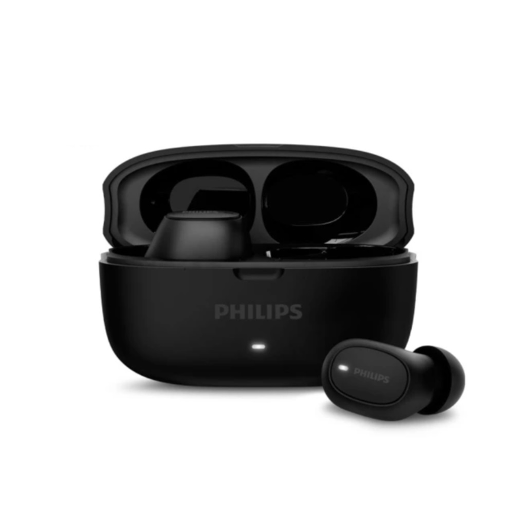【PHILIPS 飛利浦】動態低音長續航通話降噪藍芽5.4耳機(黑)(TAT2500BK)