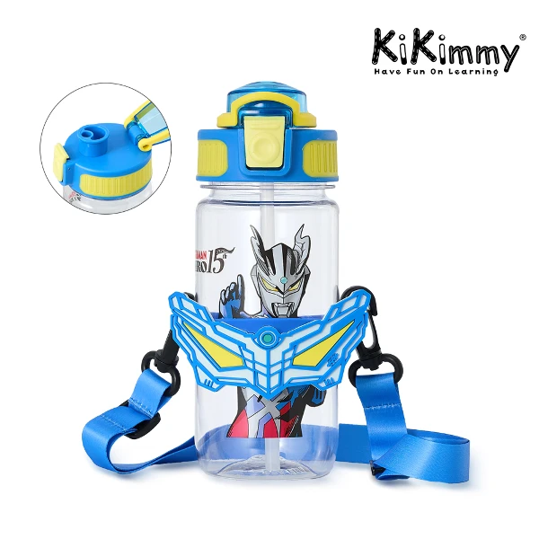 【Kikimmy】ULTRAMAN 超人力霸王 兒童TRITAN 水壺杯套組 ZERO(550ml)
