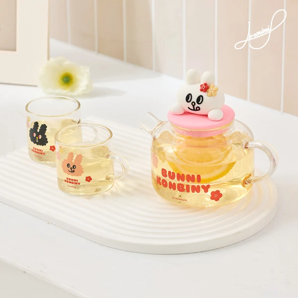 【Hiromimi】Bunni Konbiny泡茶組-2杯1壺(C0060)