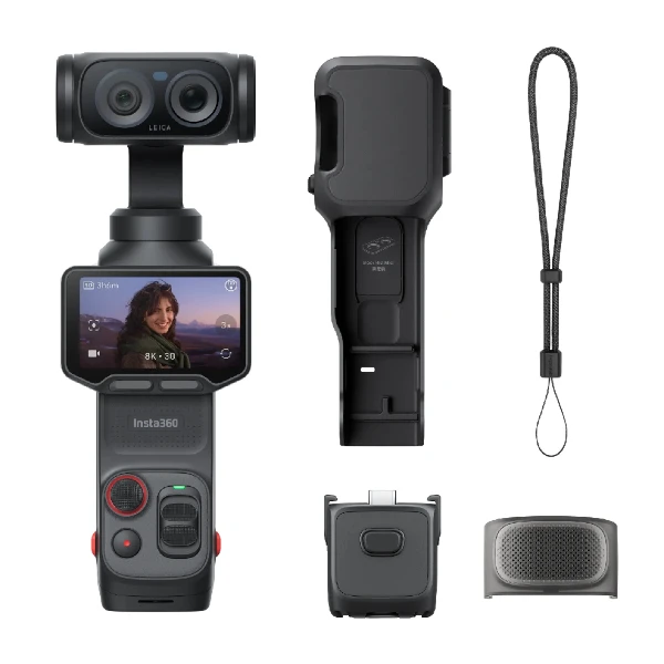 【Insta360】Luna Ultra 標準套裝 + 256G 記憶卡 雙鏡頭雲台相機 三軸 穩定器( 公司貨)