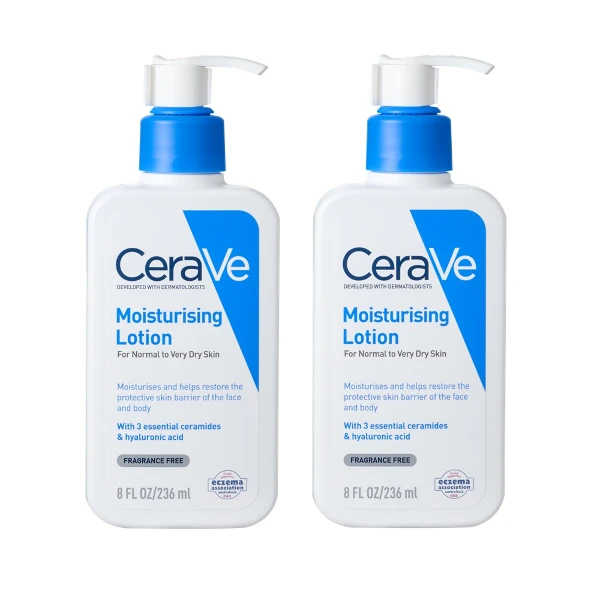 【CeraVe 適樂膚】長效清爽保濕乳 公司貨(236ml*2)