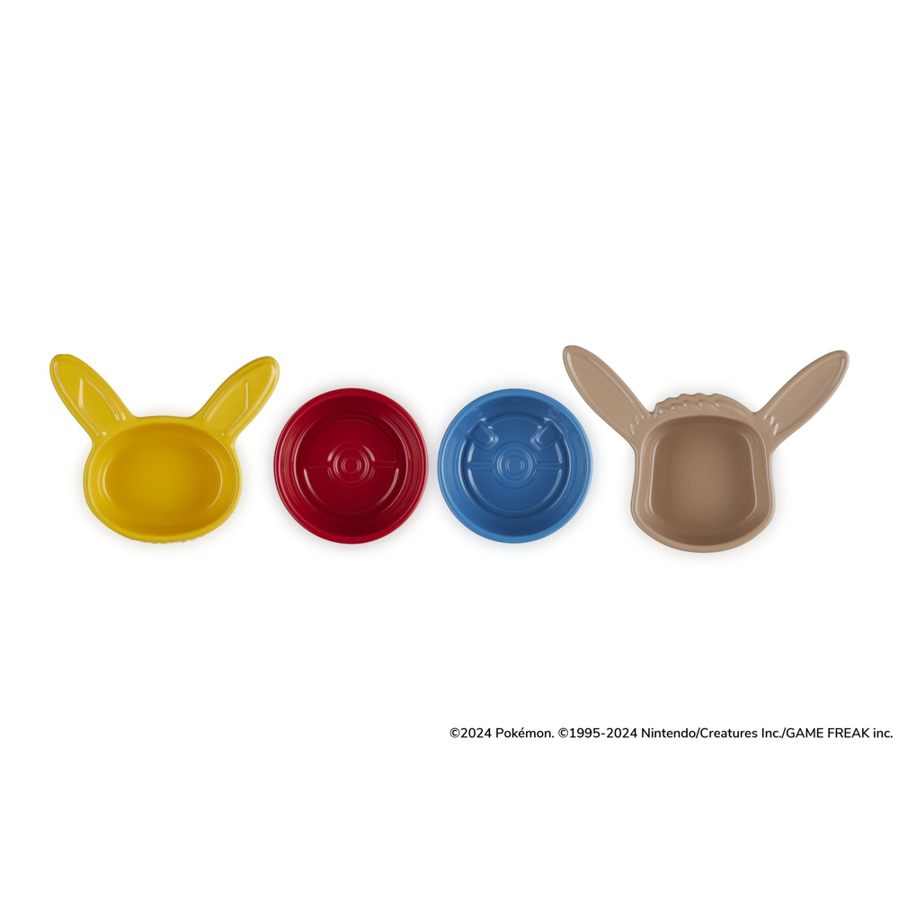 Le Creuset】造型瓷器寶可夢系列迷你醬料碟( 4入組) - 全聯全電商
