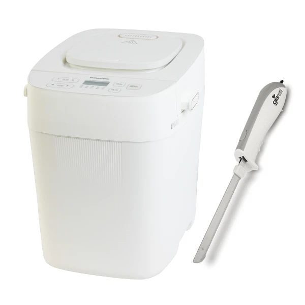 【Panasonic 國際牌】微電腦全自動智能製麵包機+麵包刀(SD-PD100+GL-771)
